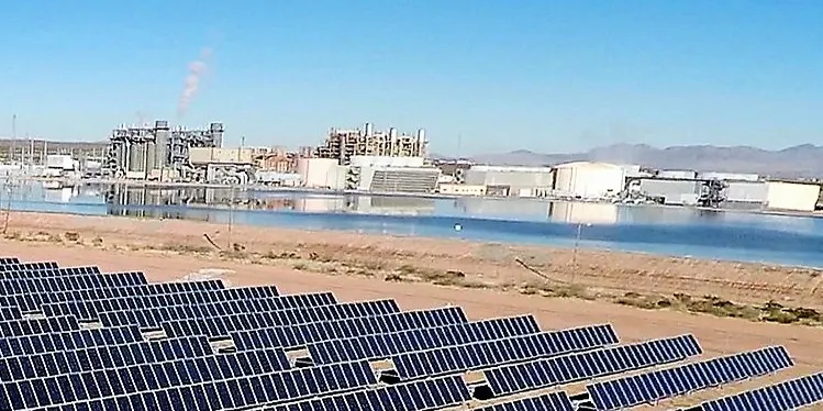 El Paso Electric Co. Solar Modules and Cooling Towers
