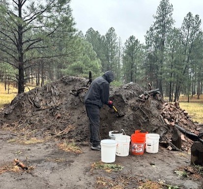 Debris Pile from Ruidoso NM